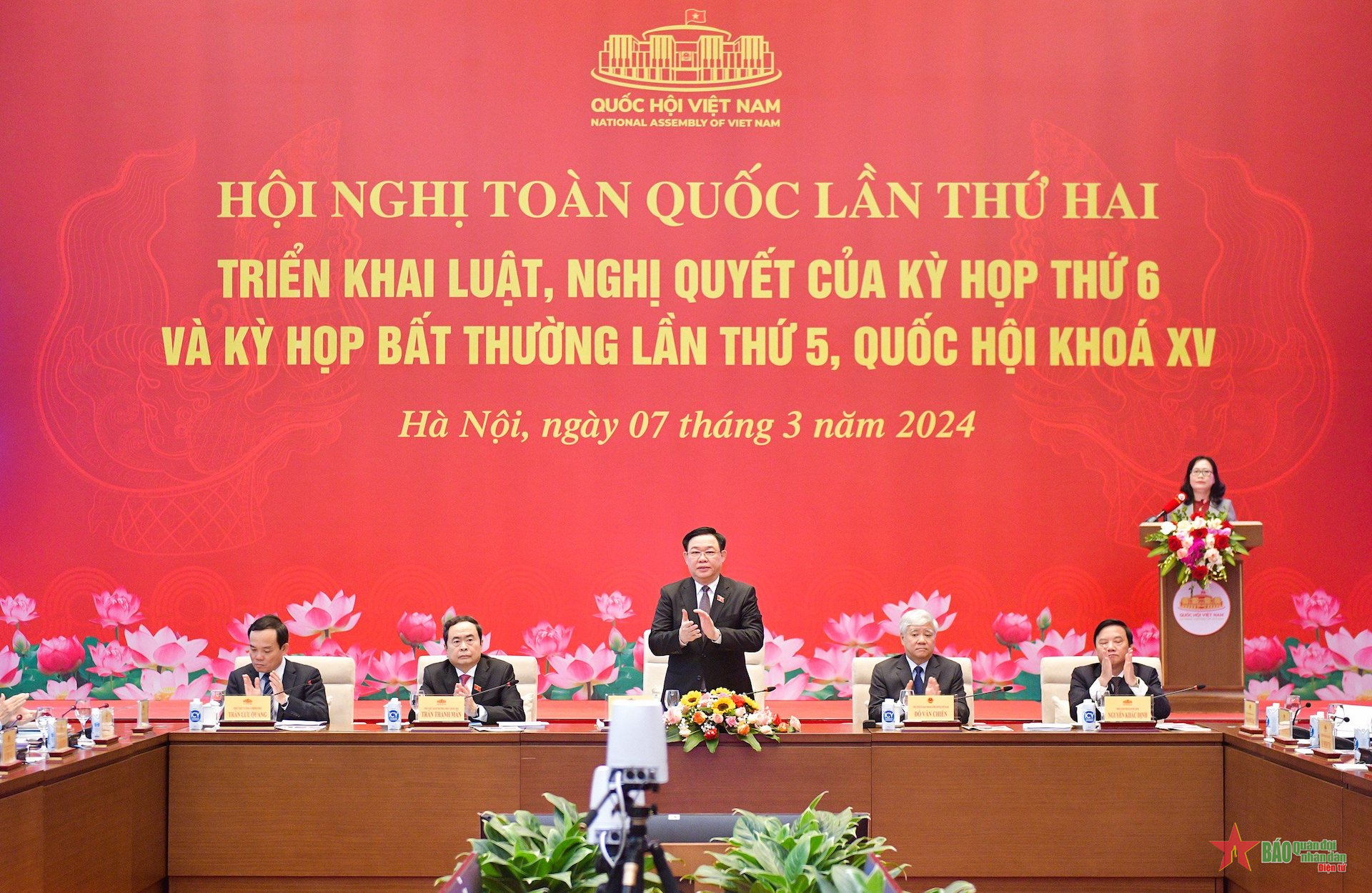 Hội nghị toàn quốc lần thứ hai triển khai luật, nghị quyết của Kỳ họp thứ sáu và Kỳ họp bất thường lần thứ năm, Quốc hội khóa XV